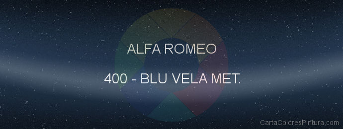 Pintura Alfa Romeo 400 Blu Vela Met.