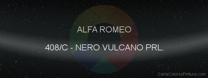 Pintura Alfa Romeo 408/C Nero Vulcano Prl.