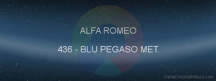 Pintura Alfa Romeo 436 Blu Pegaso Met.