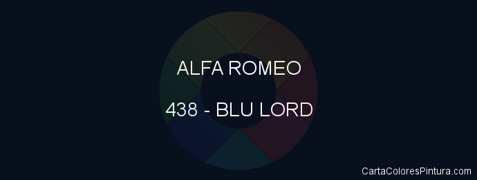 Pintura Alfa Romeo 438 Blu Lord