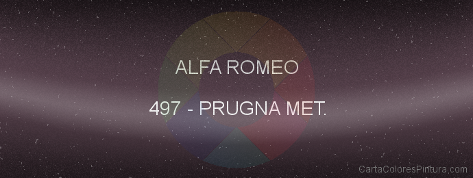 Pintura Alfa Romeo 497 Prugna Met.