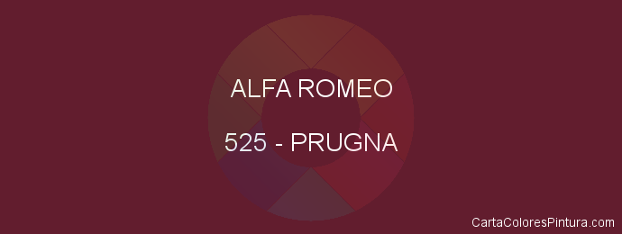 Pintura Alfa Romeo 525 Prugna
