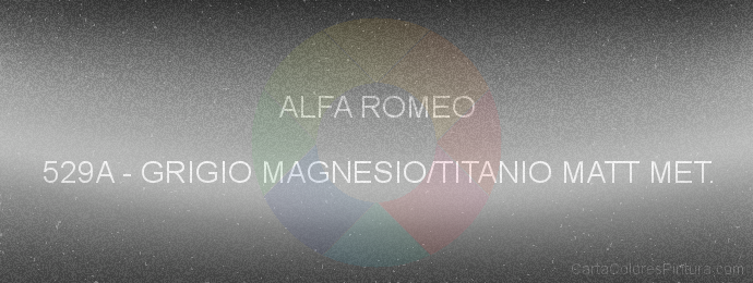 Pintura Alfa Romeo 529A Grigio Magnesio/titanio Matt Met.