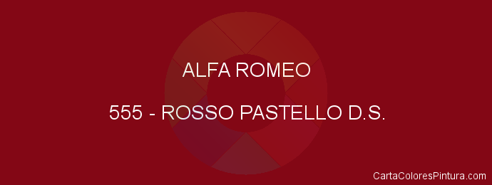 Pintura Alfa Romeo 555 Rosso Pastello D.s.