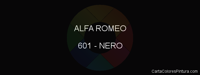 Pintura Alfa Romeo 601 Nero