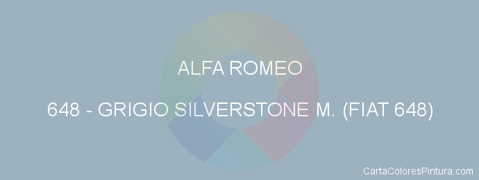 Pintura Alfa Romeo 648 Grigio Silverstone M. (fiat 648)