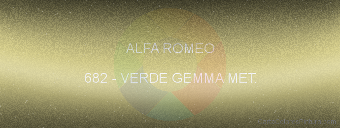 Pintura Alfa Romeo 682 Verde Gemma Met.