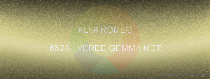 Pintura Alfa Romeo 682A Verde Gemma Met.