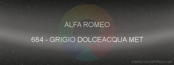 Pintura Alfa Romeo 684 Grigio Dolceacqua Met