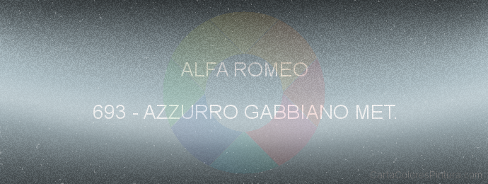 Pintura Alfa Romeo 693 Azzurro Gabbiano Met.