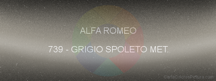 Pintura Alfa Romeo 739 Grigio Spoleto Met.