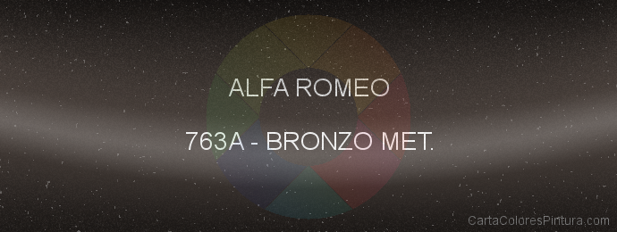 Pintura Alfa Romeo 763A Bronzo Met.