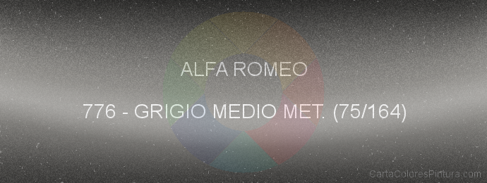 Pintura Alfa Romeo 776 Grigio Medio Met. (75/164)