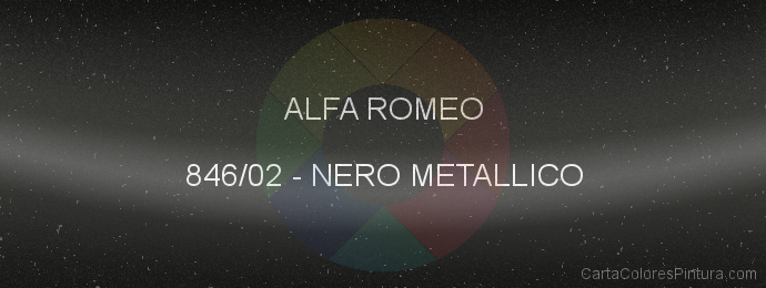 Pintura Alfa Romeo 846/02 Nero Metallico