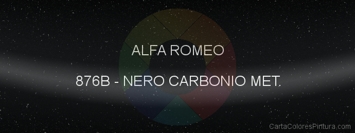 Pintura Alfa Romeo 876B Nero Carbonio Met.