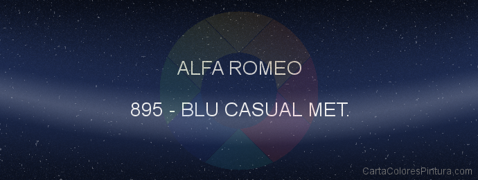 Pintura Alfa Romeo 895 Blu Casual Met.