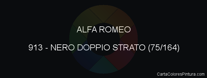 Pintura Alfa Romeo 913 Nero Doppio Strato (75/164)