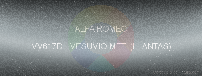 Pintura Alfa Romeo VV617D Vesuvio Met. (llantas)