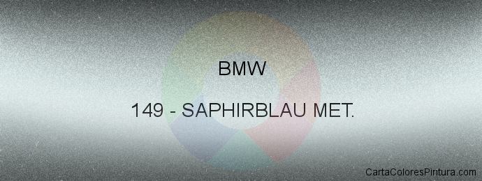 Pintura Bmw 149 Saphirblau Met.