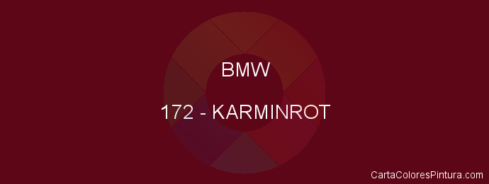 Pintura Bmw 172 Karminrot