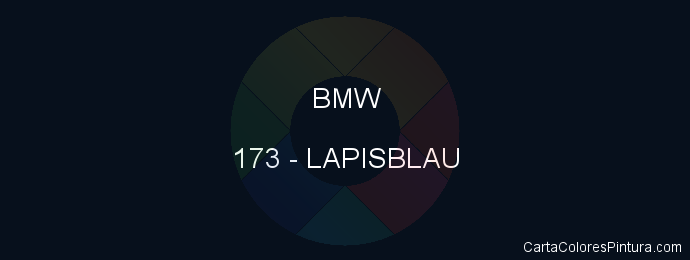 Pintura Bmw 173 Lapisblau