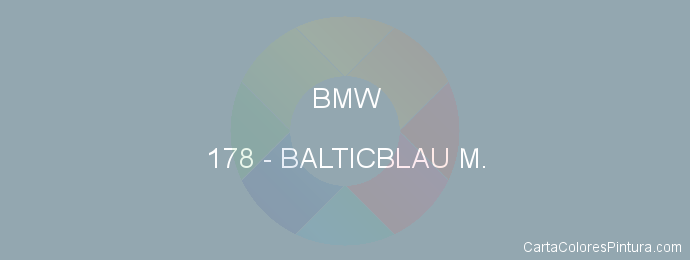 Pintura Bmw 178 Balticblau M.