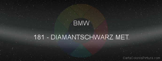 Pintura Bmw 181 Diamantschwarz Met.