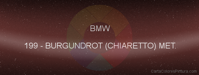 Pintura Bmw 199 Burgundrot (chiaretto) Met.