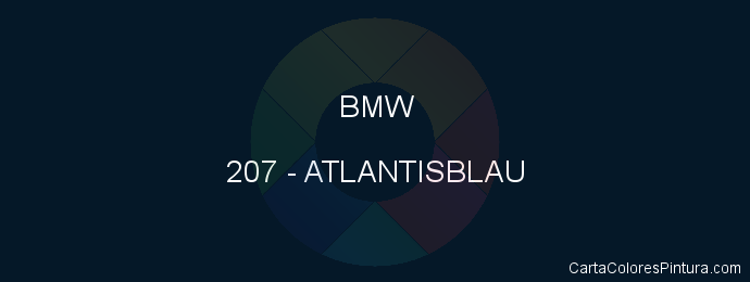 Pintura Bmw 207 Atlantisblau