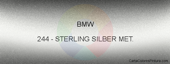 Pintura Bmw 244 Sterling Silber Met.