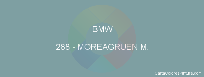 Pintura Bmw 288 Moreagruen M.