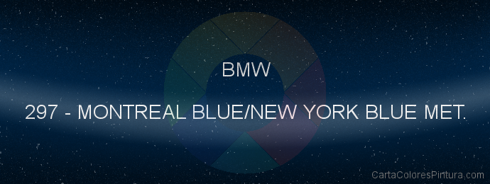 Pintura Bmw 297 Montreal Blue/new York Blue Met.