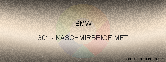 Pintura Bmw 301 Kaschmirbeige Met.