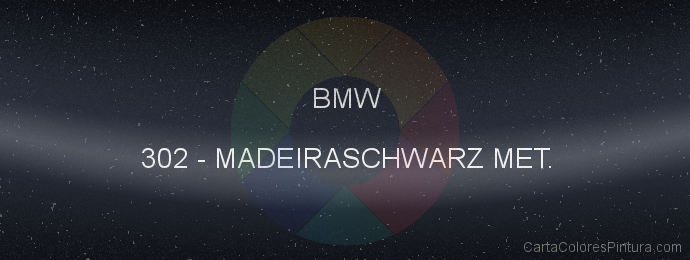 Pintura Bmw 302 Madeiraschwarz Met.