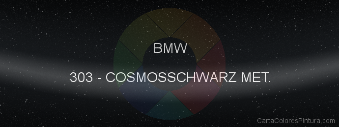 Pintura Bmw 303 Cosmosschwarz Met.