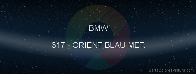 Pintura Bmw 317 Orient Blau Met.