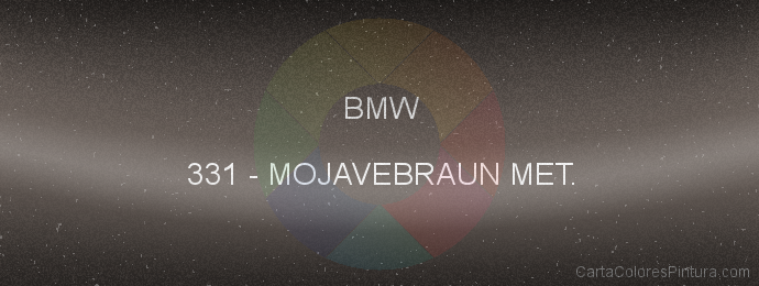 Pintura Bmw 331 Mojavebraun Met.