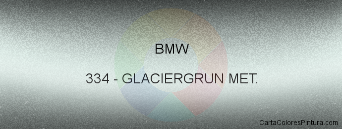 Pintura Bmw 334 Glaciergrun Met.