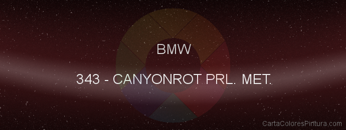 Pintura Bmw 343 Canyonrot Prl. Met.