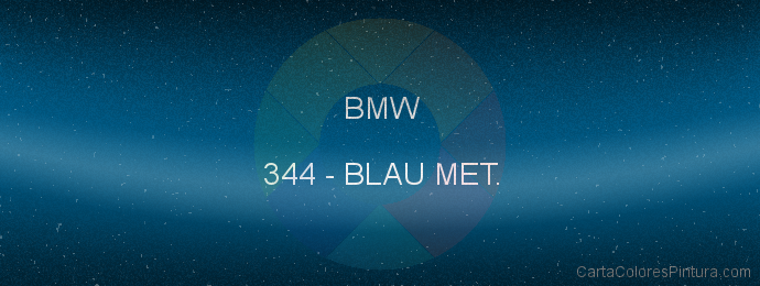 Pintura Bmw 344 Blau Met.