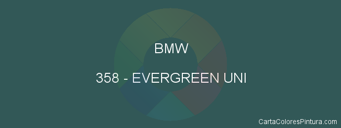 Pintura Bmw 358 Evergreen Uni