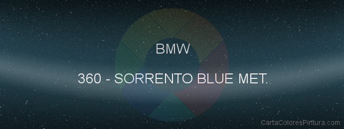 Pintura Bmw 360 Sorrento Blue Met.