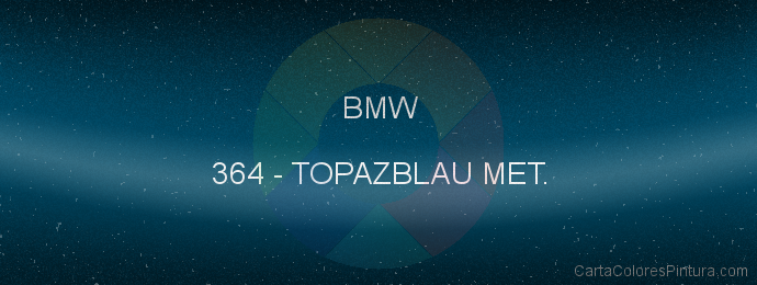 Pintura Bmw 364 Topazblau Met.