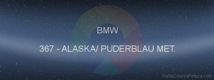 Pintura Bmw 367 Alaska/ Puderblau Met.