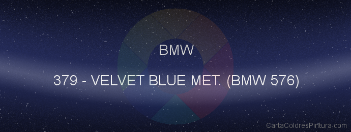 Pintura Bmw 379 Velvet Blue Met. (bmw 576)