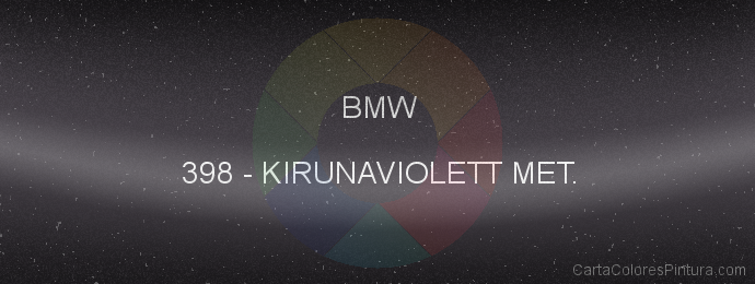 Pintura Bmw 398 Kirunaviolett Met.