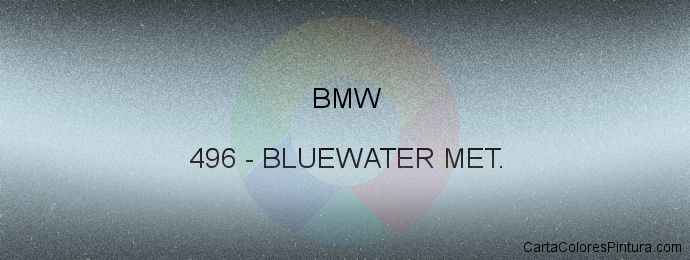 Pintura Bmw 496 Bluewater Met.