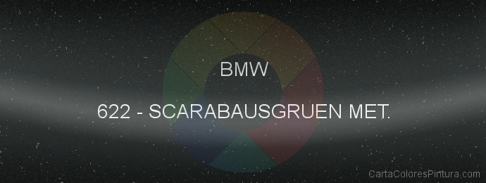 Pintura Bmw 622 Scarabausgruen Met.