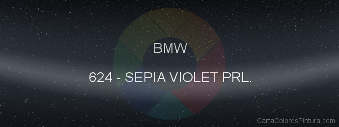 Pintura Bmw 624 Sepia Violet Prl.