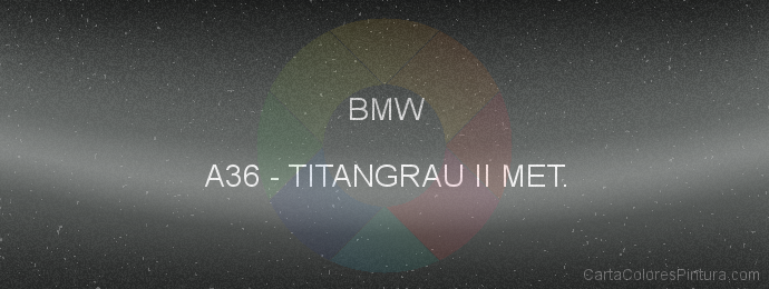 Pintura Bmw A36 Titangrau Ii Met.